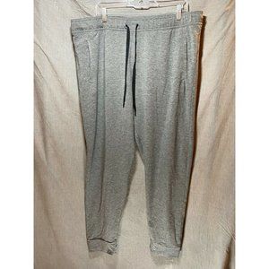 All‎ In Motion Pants Adult XXL Grey Drawstring Joggers Sweat Pants.